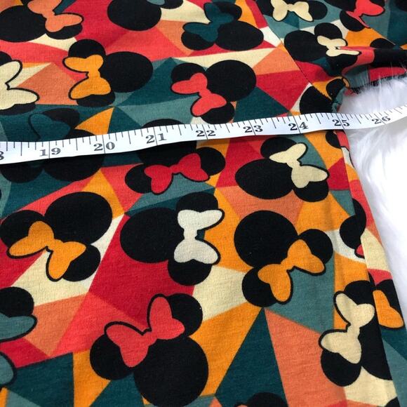Lularoe Irma Tunic Disney Minnie Mouse Geometric Size S Short Sleeve Multi Color - Picture 7 of 8